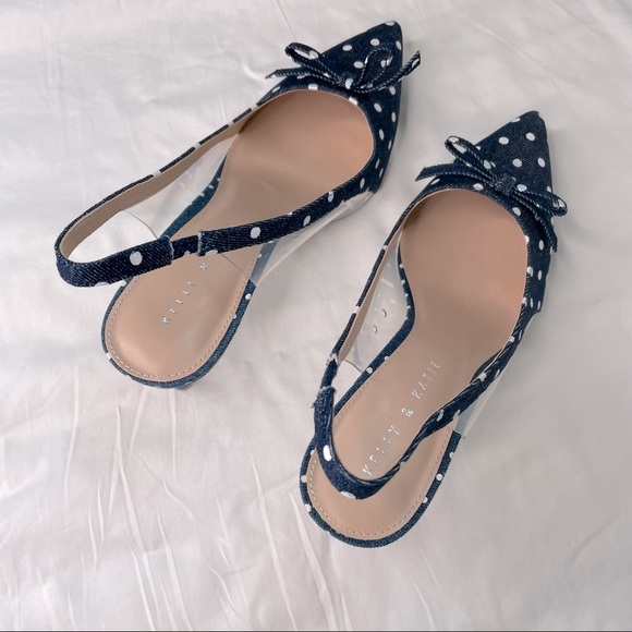*SOLD*Kelly & Katie Zarina Pump polka dot size 9 - Picture 3 of 5